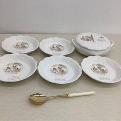 ＊【未使用・保管品】ハリカ ファミリー 食器6点セット リス柄 ...
