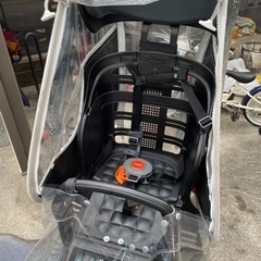 【受付終了】子ども乗せ自転車　ふらっかーずココッティ　ブルー　FRACKERSの画像