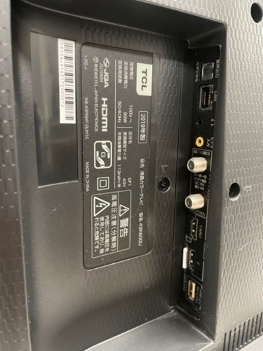 【‼️超美品‼️】?TCL?液晶テレビ43型?