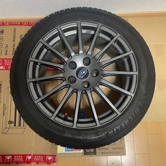 スバル　WRX STI 純正オプションホイール　スタッドレスタイヤ　ミシュランX-ice3＋　245/45R18 100H