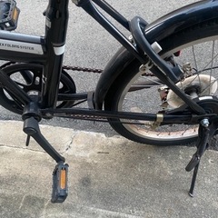 折りたたみ自転車の画像