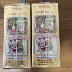 シルバニアファミリー　二人乗りベビーカーの画像
