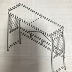 ニトリ　ハンガーシェルフの画像