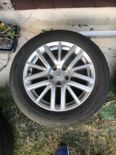日産フーガ　純正アルミホイール　4本　　225/55R17