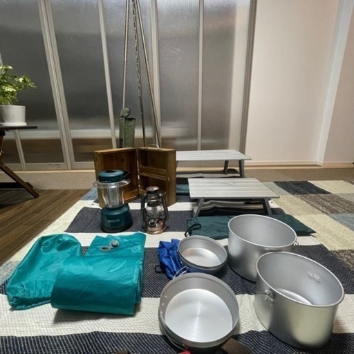 【総額25000円!!】キャンプ道具9点セット キャプテンスタッグ コールマン