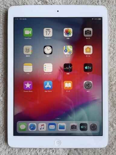 ipad Air Wi-Fi cell ３２GB silverバッテリー８０％