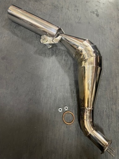 【御成約有難う御座いました。】2ストジャイロキャノピー&Xポン付け確かアリーレーシング製のフェンダーインマフラーの中古品です