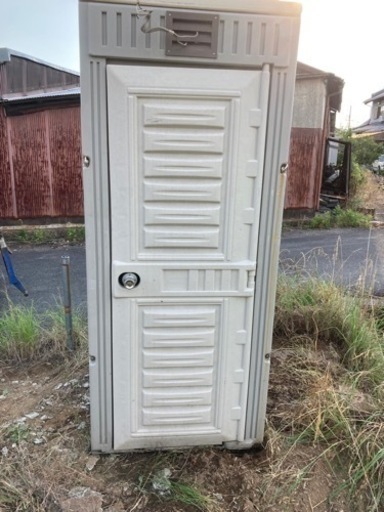 仮設トイレ　中古　水洗式