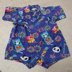 再再値下げつなぎ甚平　80センチ　