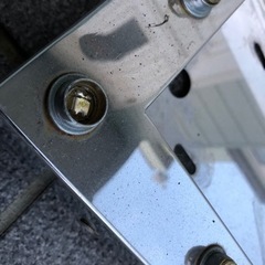 パイロットランプ付き　中型ナンバー枠の画像