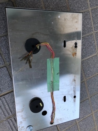 パイロットランプ付き　中型ナンバー枠