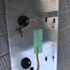 パイロットランプ付き　中型ナンバー枠の画像