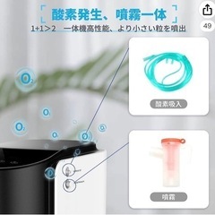 酸素発生器 93％±3％高濃度 1-7L 家庭用 【海外製】の画像