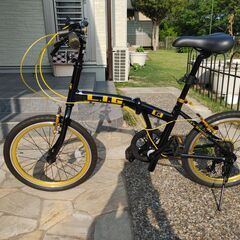LIG SKY BLIDGE　２０インチ　軽量　折りたたみ自転車　中古　㈱オオトモ　男女兼用　の画像