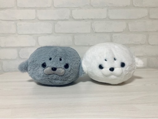 取り引き済] まるふわ アザラシ ぬいぐるみ (サム) ひばりヶ丘の