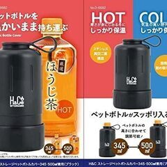 【新品50%off】ステンレス真空二重ペットボトルカバー345　ブラックの画像