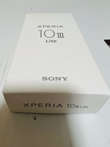 【未使用・新品】 Xperia 10 III Lite ホワイト SIMフリー　PayPay支払い可