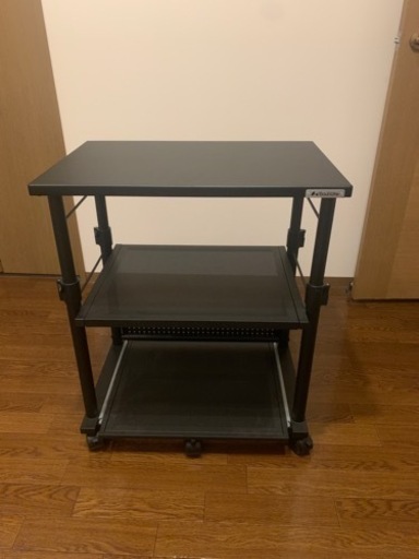 【美品】バウヒュッテ　昇降式プリンタ台　BHS-600P-BK