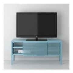 差し上げます IKEA イケア テレビ台/テレビラック ターコイズ NITTORPの画像