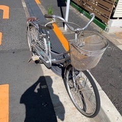 24インチシルバ自転車、、