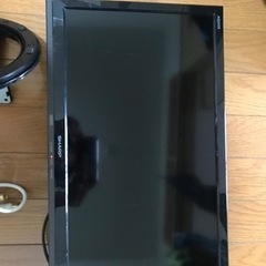 小型テレビ　動作確認すみ　SHARPの画像