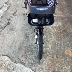 129 パナソニック新機種電動アシスト自転車gyutto20インチブラックボディー