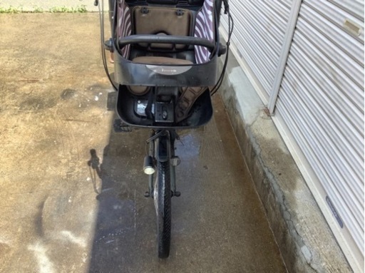 131パナソニック新機種電動アシスト自転車gyutto20インチ　カーキ色ボディー