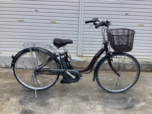 133 ヤマハ最新機種電動アシスト自転車pasnatura26インチブラウンアルミボディ