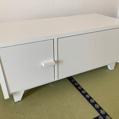 ホワイト　コンパクト　テレビ台　北欧