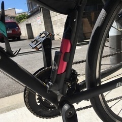 ロードバイク　携帯空気入れ付きの画像