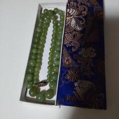 新品 レア グリーン ネックレス