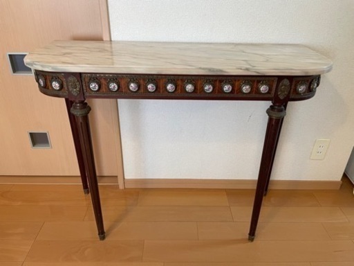 スペイン 最高峰 MARINE/天然大理石 コンソールテーブル