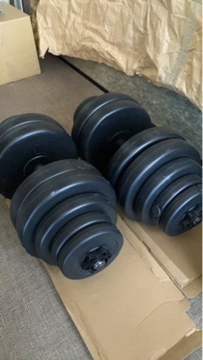 【お取引き相手決定済】ダンベル 30kg 2個セット　(定価約13000円)