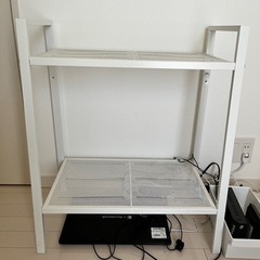 IKEA イケア シェルフユニット 2段の画像