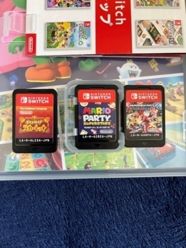 Switchソフト3本セット！！マリオカート、マリオパーティ、ポケモンスカーレット