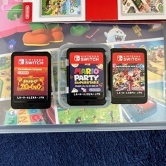 Switchソフト3本セット！！マリオカート、マリオパーティ、ポケモンスカーレットの画像