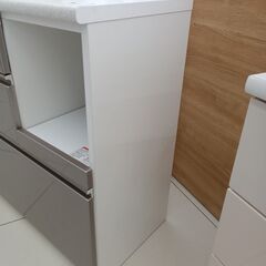 ★ジモティ割あり★  レンジ台  H91×D45×W141 クリーニング済み HJ051