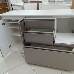 ★ジモティ割あり★  レンジ台  H91×D45×W141 クリーニング済み HJ051