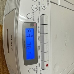 ラジオCDカセットデッキ　コンパクトの画像