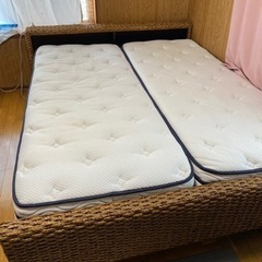 決まりました》クイーンベッド　