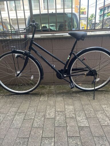 リサイクルショップどりーむ荒田店 No830 エコNo16703X 自転車　シティサイクル　２７インチ　フラットハンドル　LEDオート
