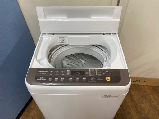 I367 ? Panasonic 洗濯機 （6.0㎏） ⭐ 動作確認済 ⭐ クリーニング済