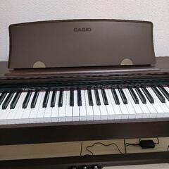  電子ピアノ　CASIO 　Privia PX-770BN 88鍵盤　ダークウッド調 イス・ヘッドホン(audio-technica◇ATH-EP700)付の画像