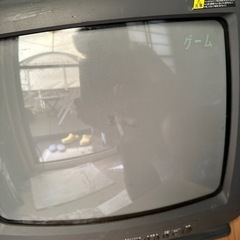 ブラウン管テレビ　ゲーム用の画像