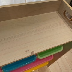【キャンセルになりましたらご連絡します】こども おもちゃ収納 3段 絵本棚 の画像