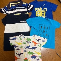 男児　ブランドTシャツ　まとめ売り　100〜110