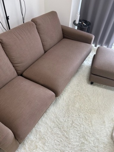 【取りに来てくれる方限定】値下げ交渉可能　美品　ニトリ　カウチソファー