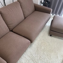 【取りに来てくれる方限定】値下げ交渉可能　美品　ニトリ　カウチソファー