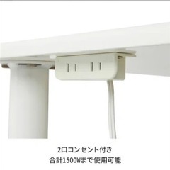 あげます！ネイルテーブル　白　70センチの画像