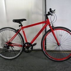 C945★15800円★整備済み スポーツ中古自転車 レッド　6段変速　46ｃｍ【クロスバイク】